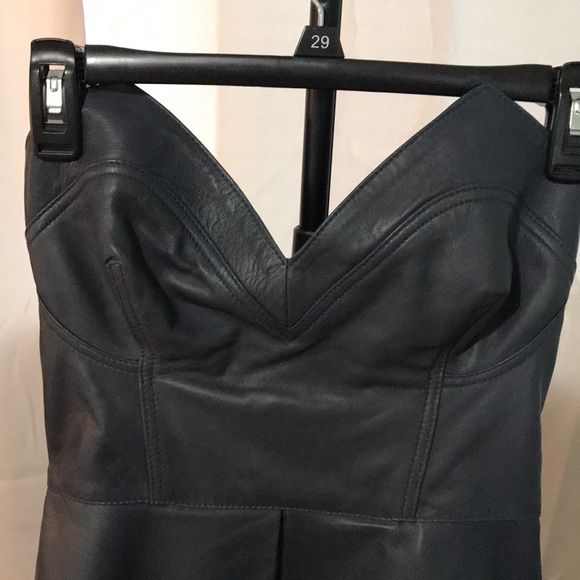 Leather Grey dress - Picture 3 of 3